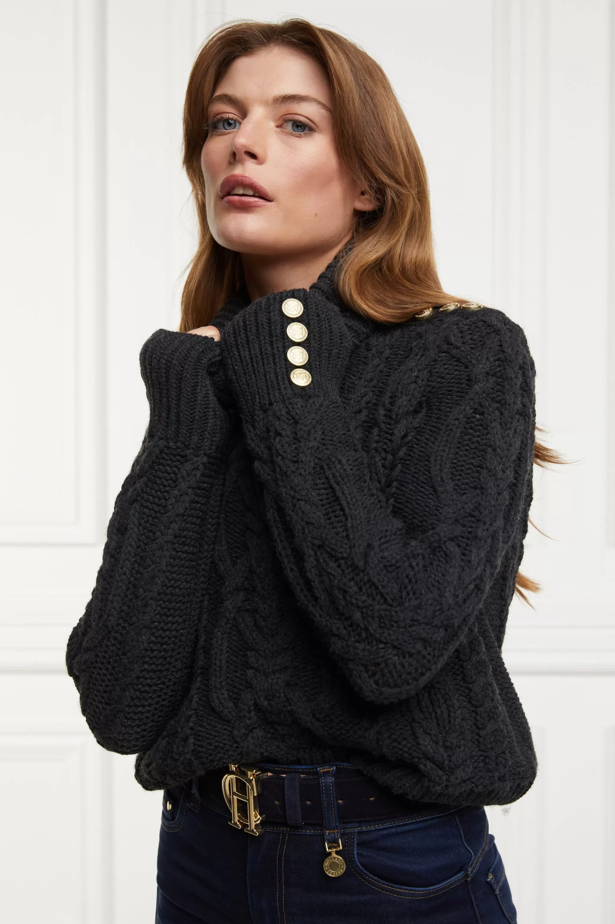 Belgravia Cable Knit>Holland Cooper Fashion