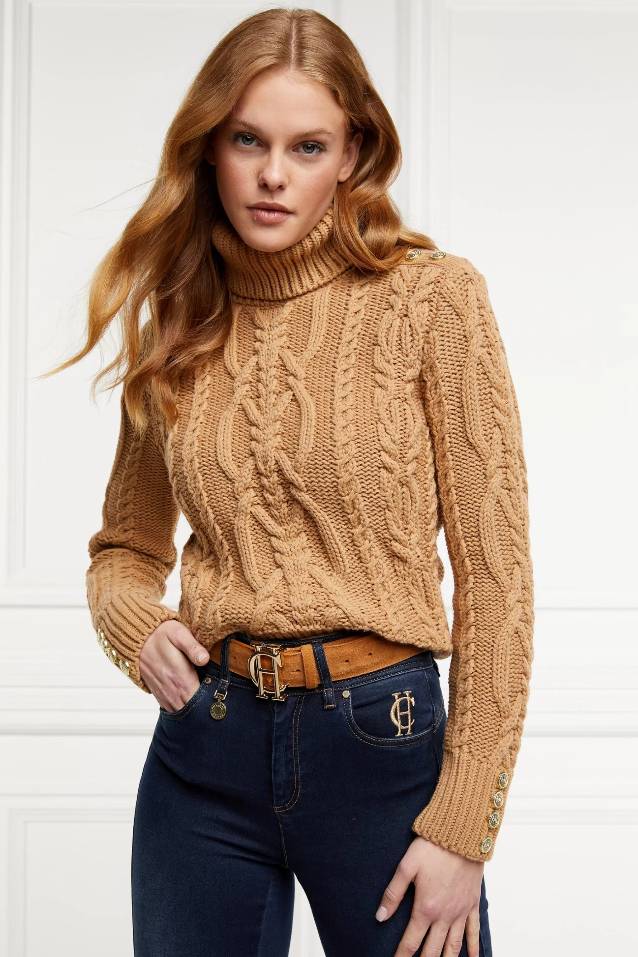 Belgravia Cable Knit>Holland Cooper Store