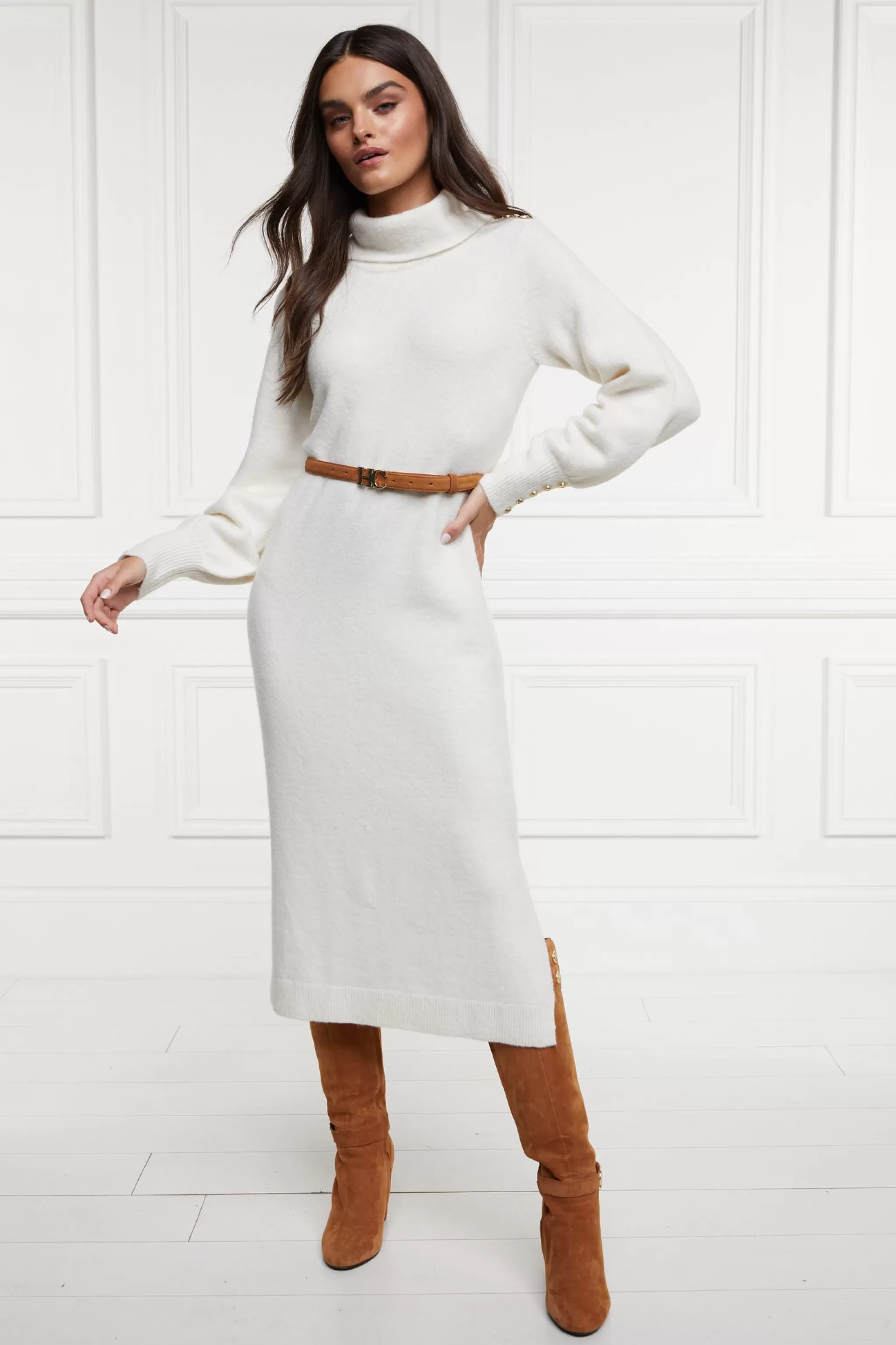 Berkeley Roll Neck Dress>Holland Cooper Store