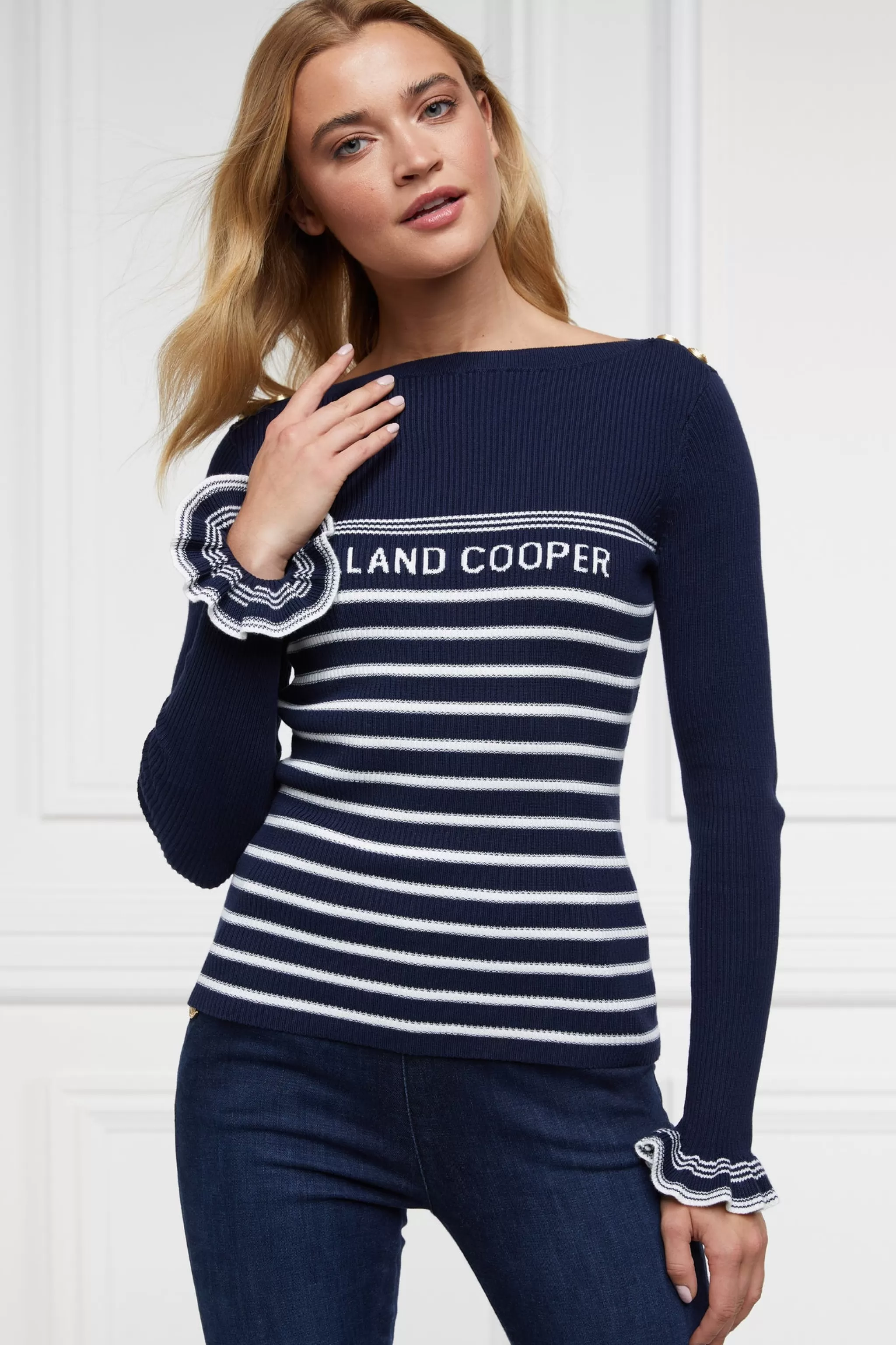 Bretton Boat Neck Knit>Holland Cooper Shop