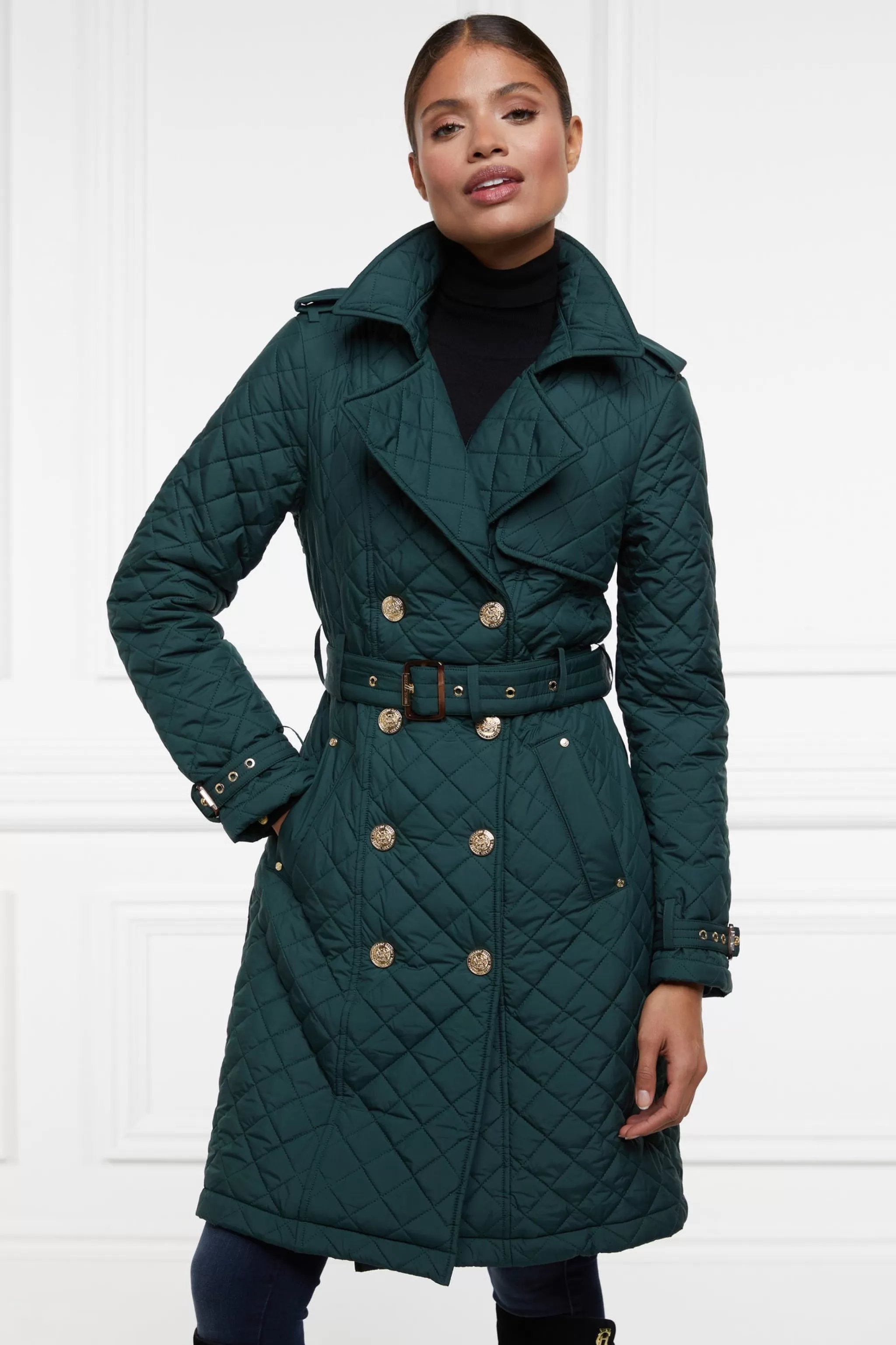 Enstone Quilted Trench Coat>Holland Cooper Outlet