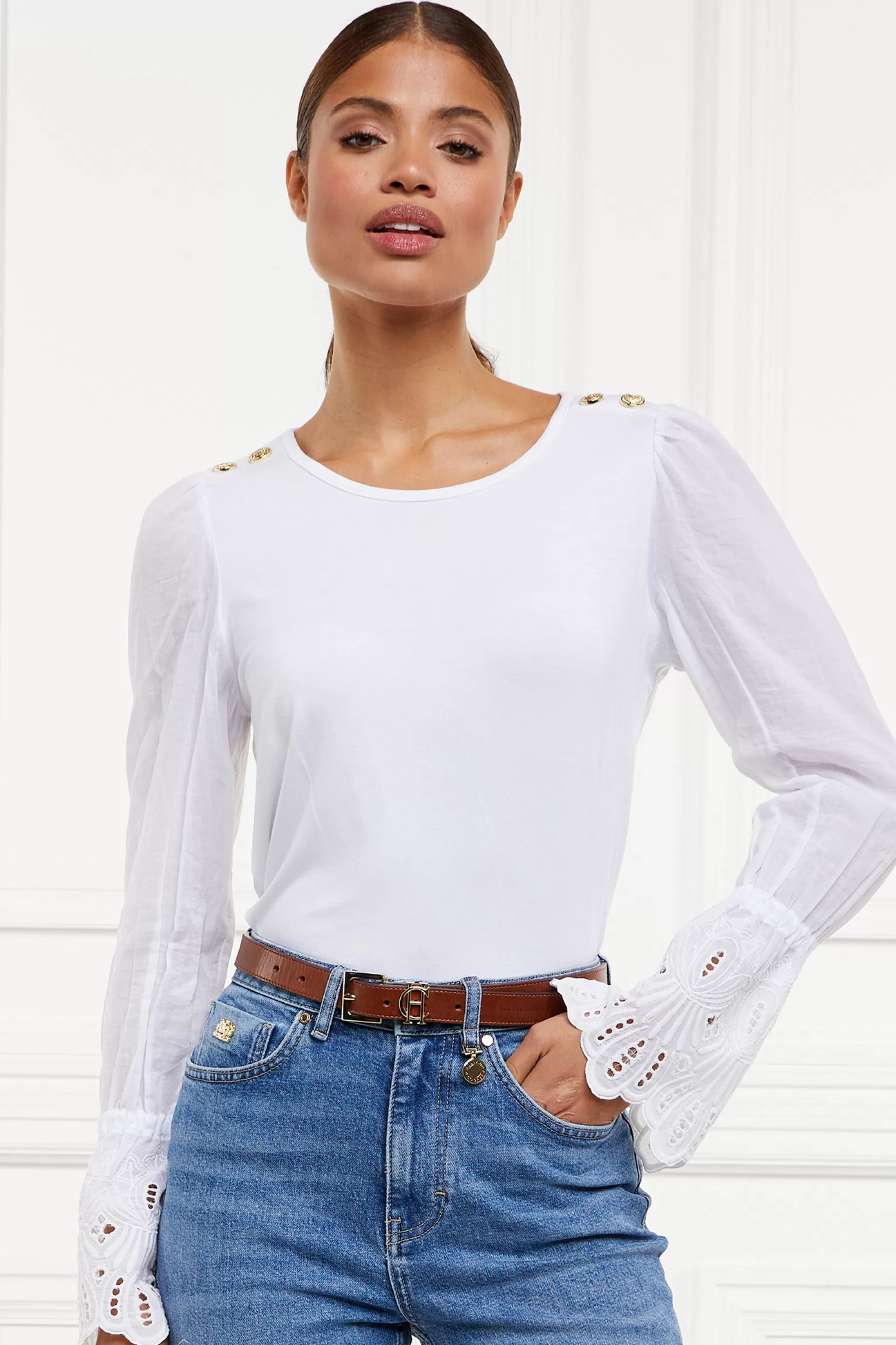 Francesca Jersey Blouse>Holland Cooper Sale