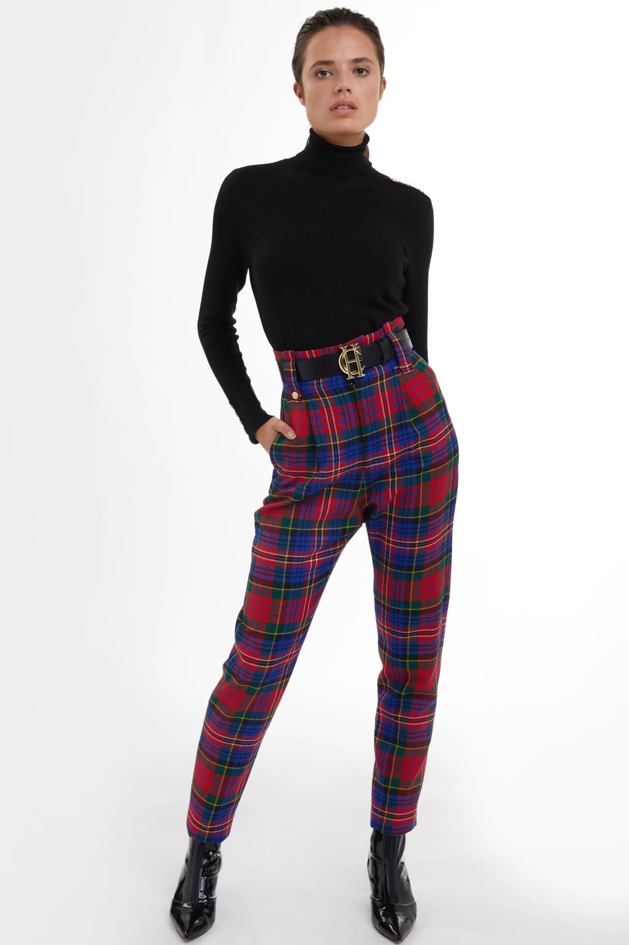 High Waisted Peg Trouser>Holland Cooper Discount