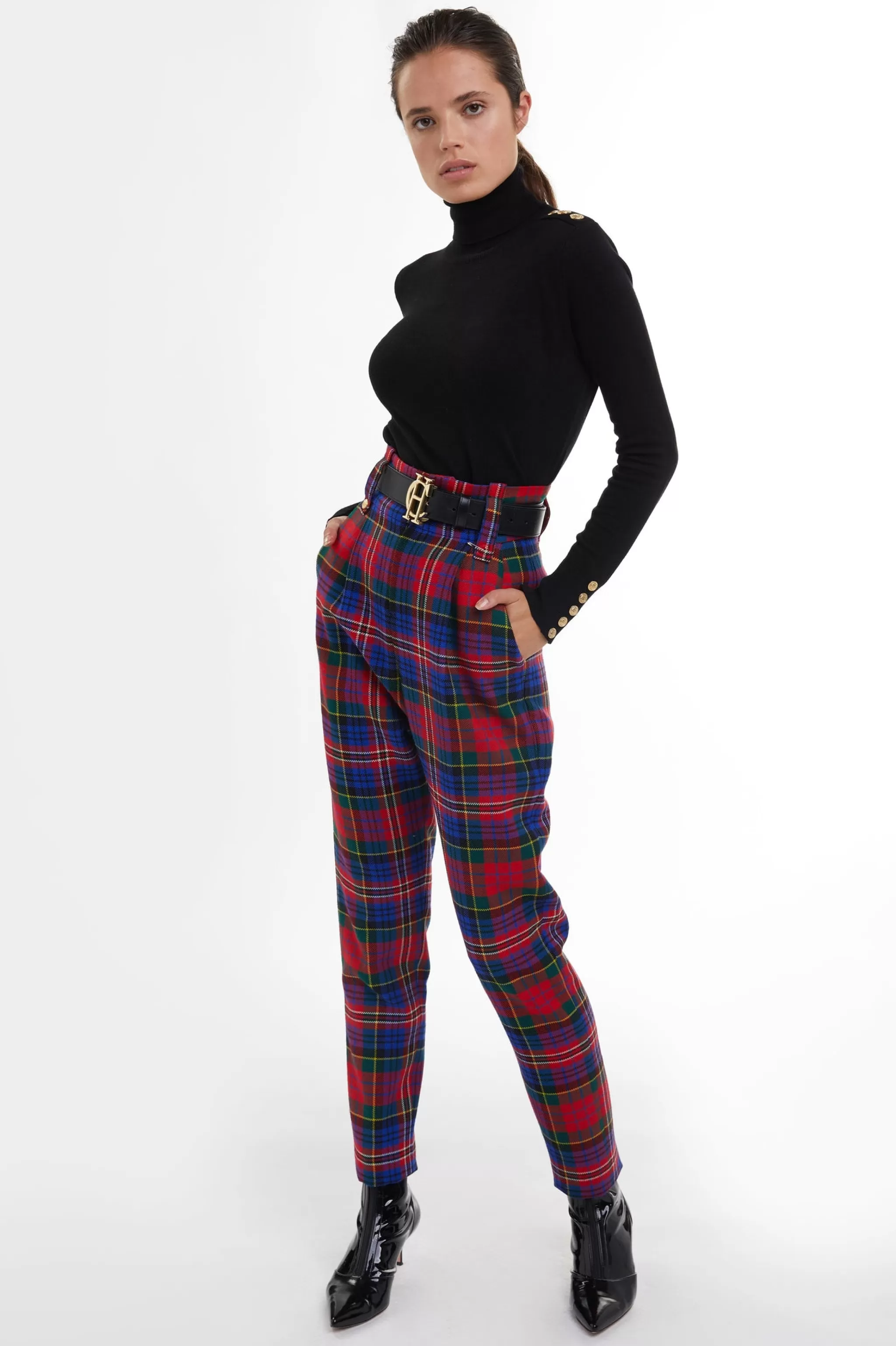 High Waisted Peg Trouser>Holland Cooper Discount