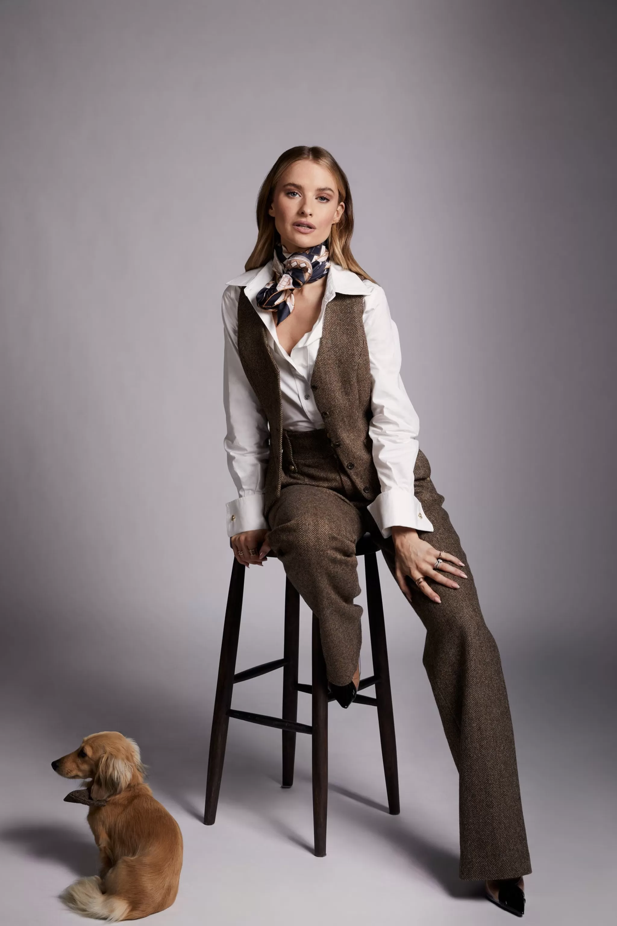High Waisted Straight Trouser>Holland Cooper Cheap