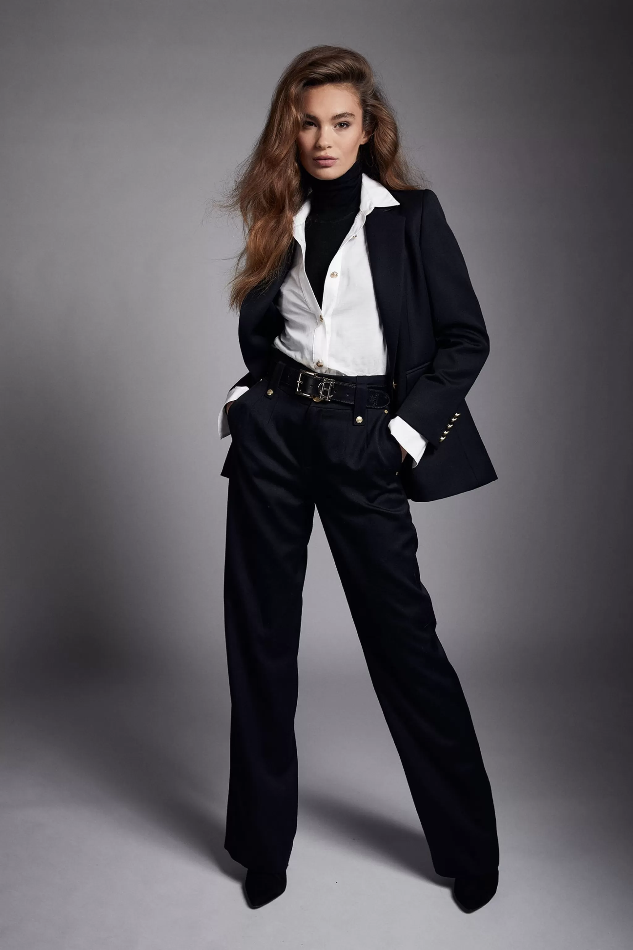 High Waisted Straight Trouser>Holland Cooper New