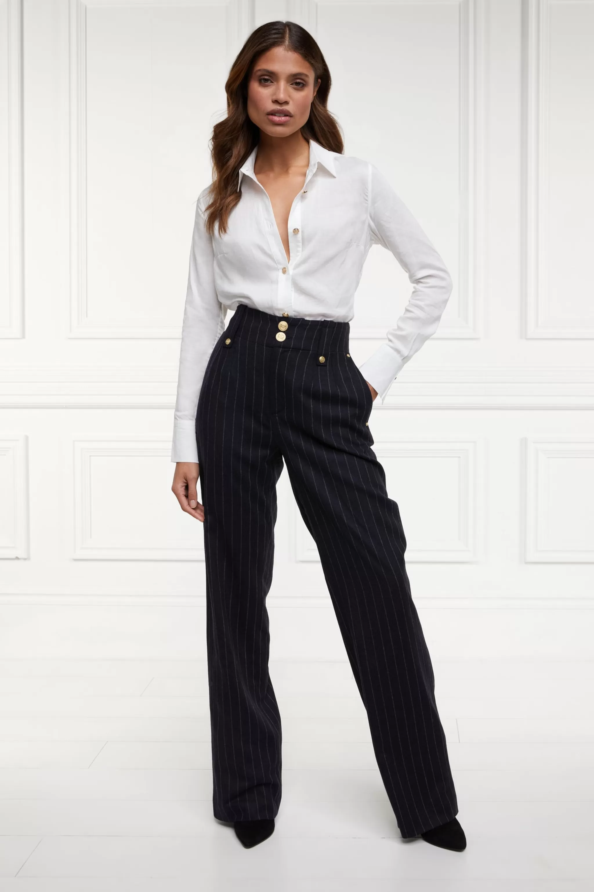 High Waisted Straight Trouser>Holland Cooper Cheap