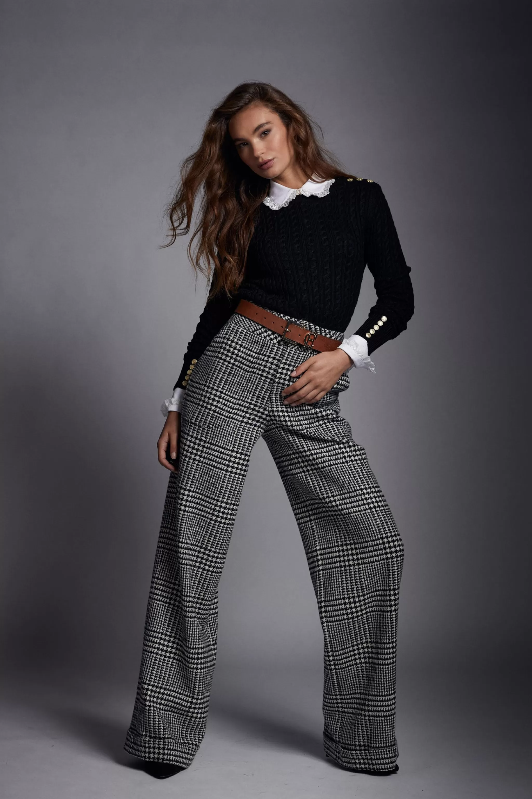 High Waisted Straight Trouser>Holland Cooper Discount