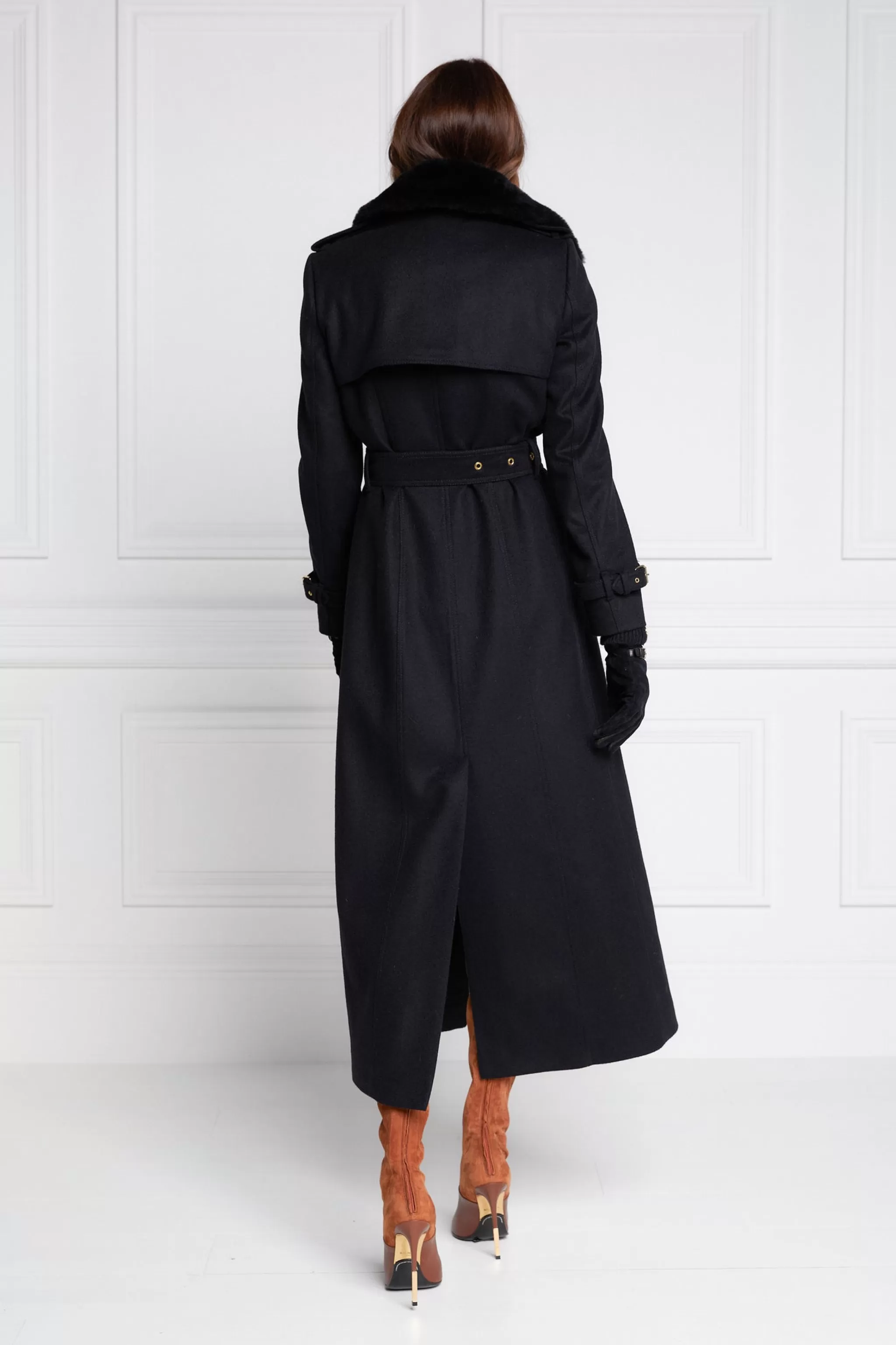 Marlborough Shearling Trench Coat>Holland Cooper Fashion