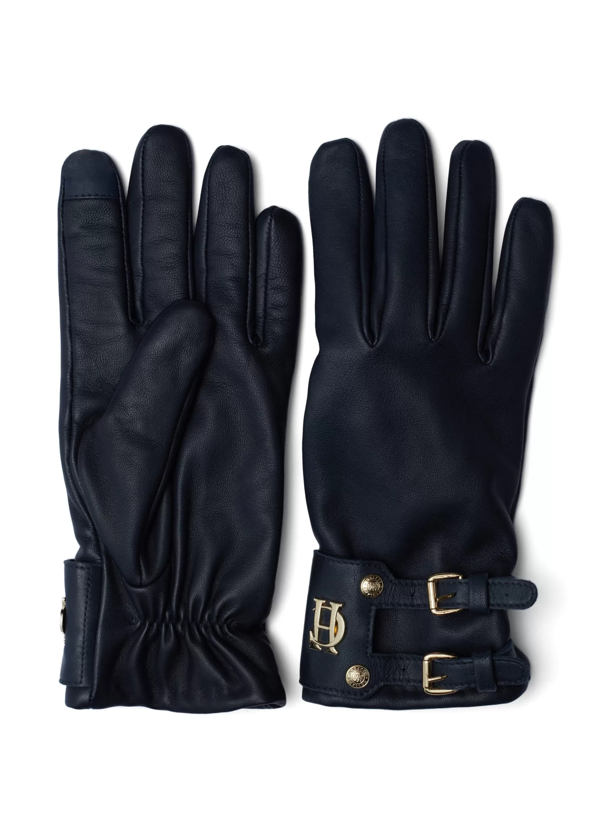 Monogram Leather Gloves>Holland Cooper Fashion