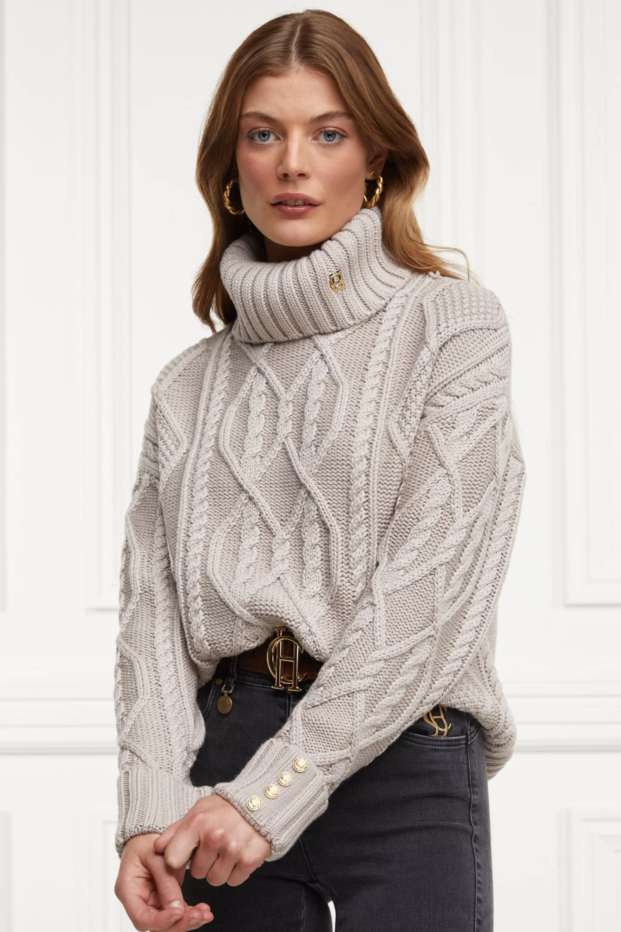 Noveli Cable Knit>Holland Cooper Hot