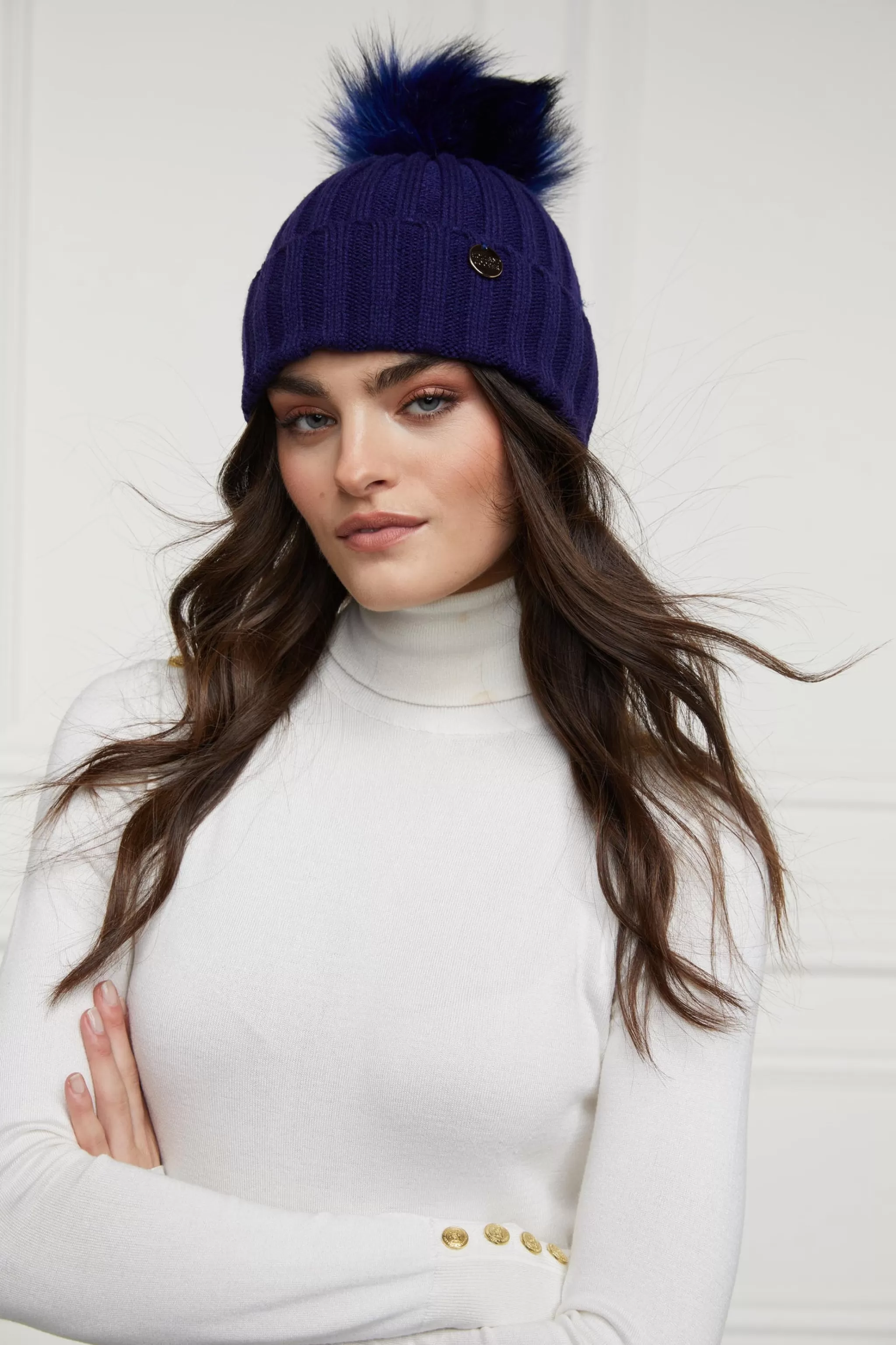 Rib Bobble Hat>Holland Cooper Shop