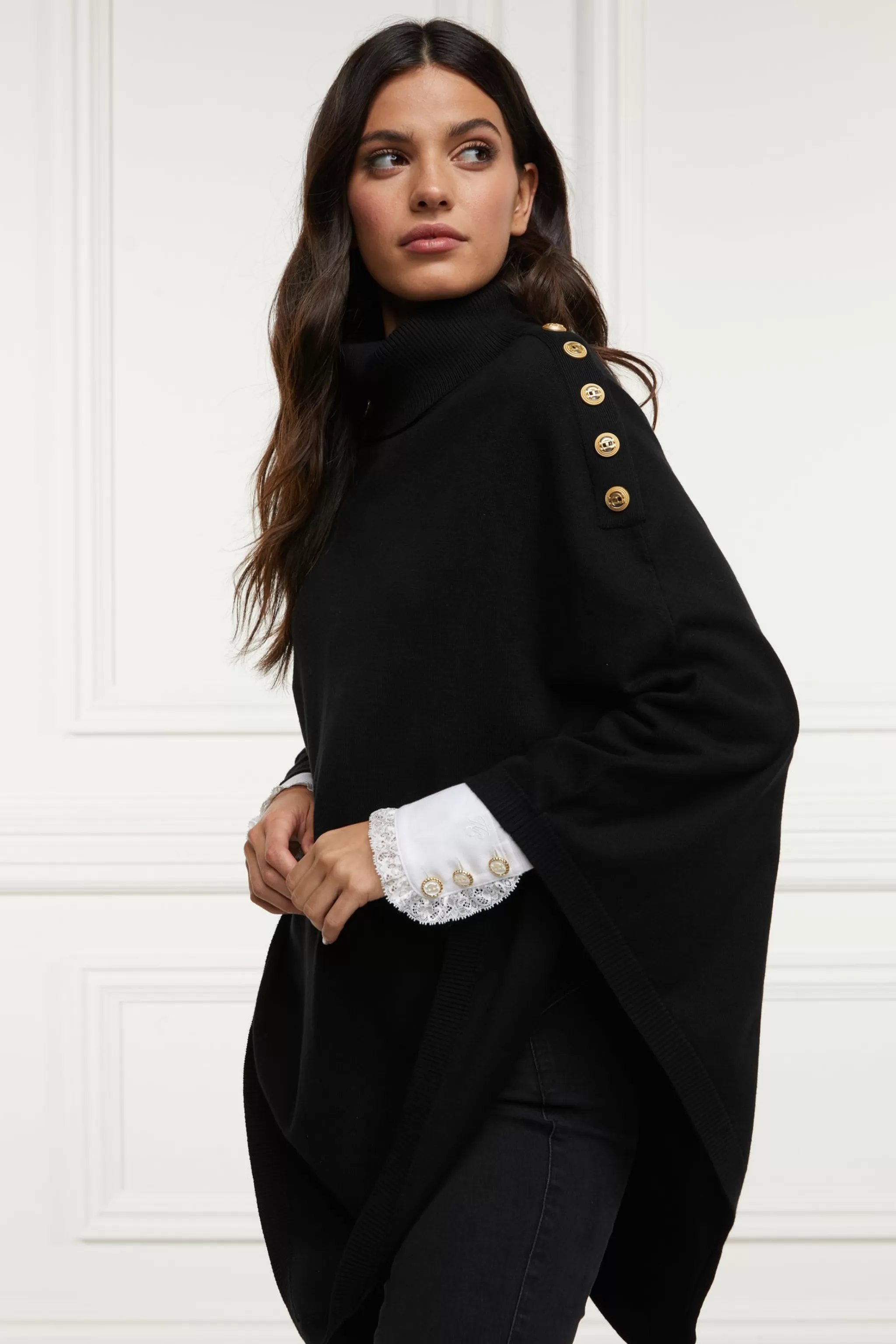 Roll Neck Cape>Holland Cooper Shop