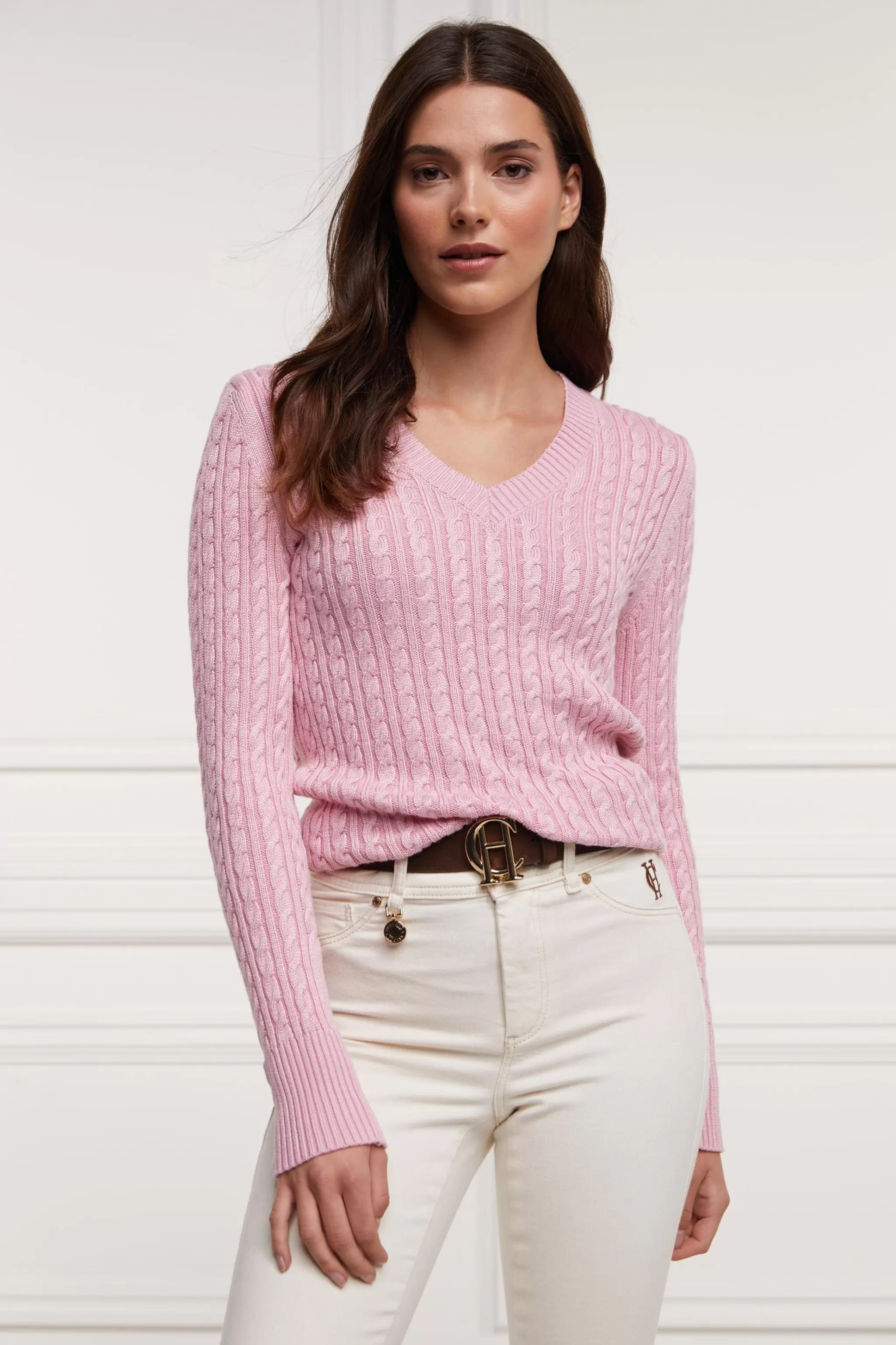 Seattle V-Neck Knit>Holland Cooper Shop