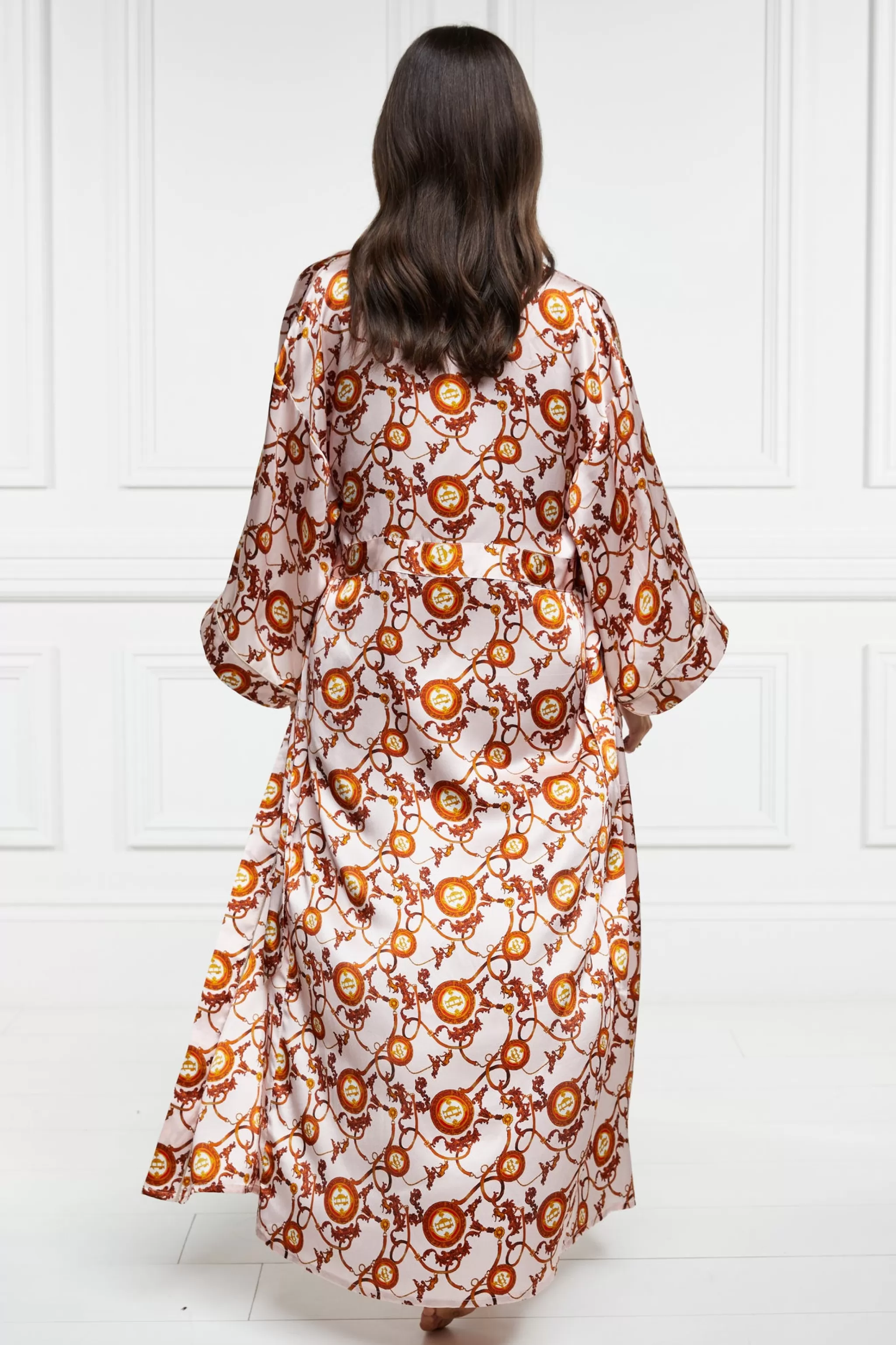 Silk Full Length Dressing Gown>Holland Cooper Online