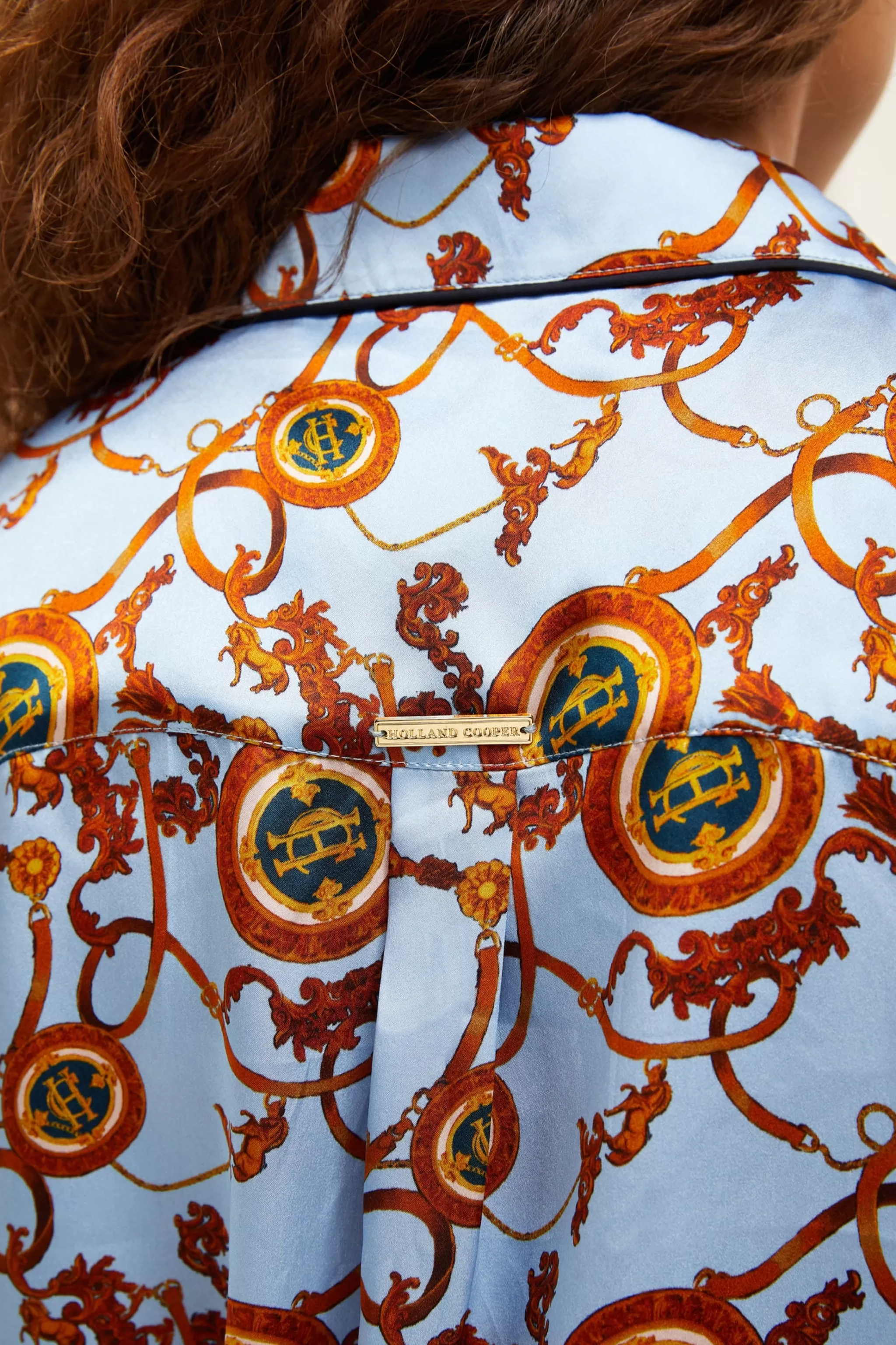 Silk Pyjama Shirt>Holland Cooper New
