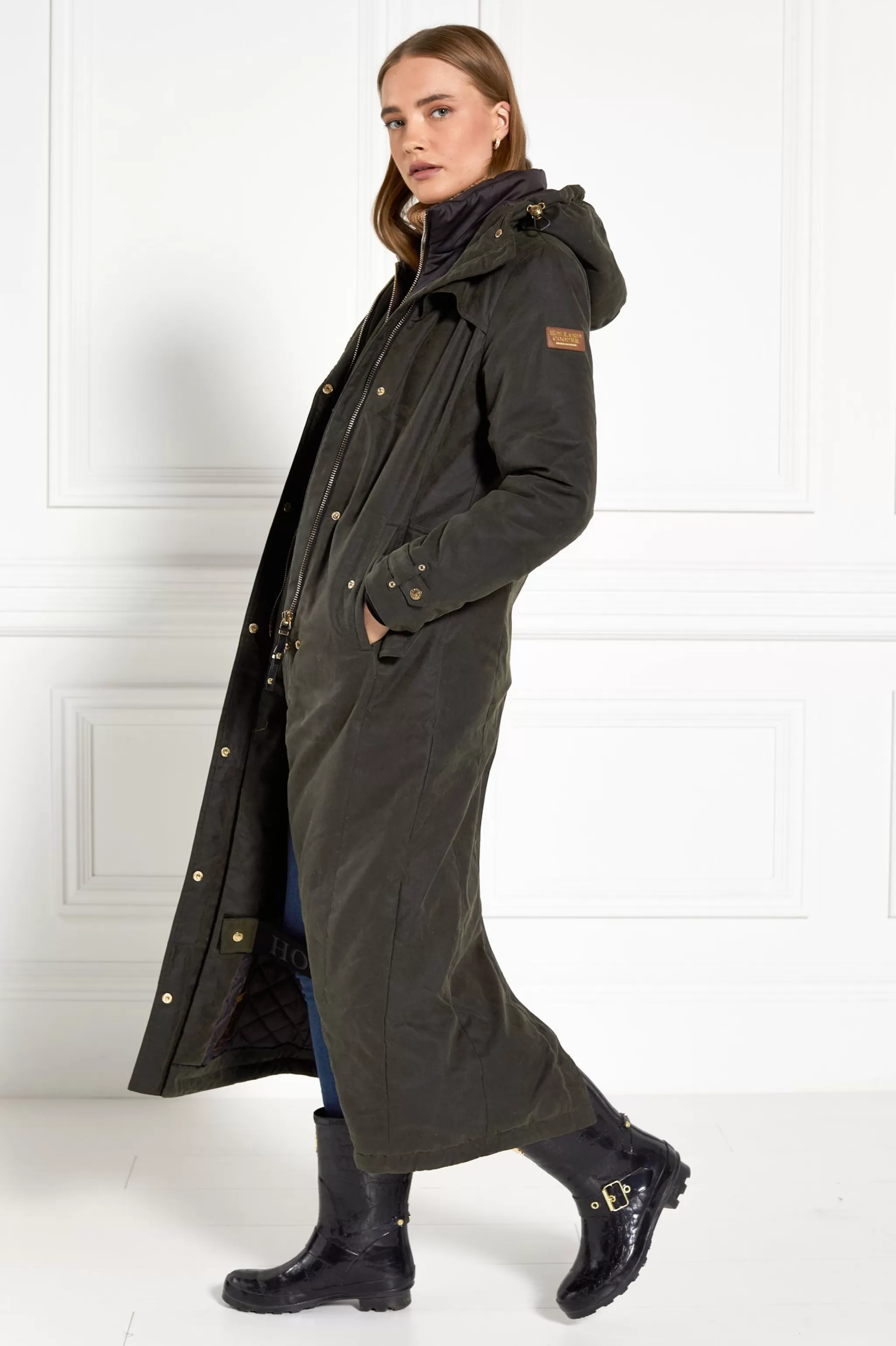 Wax Longline Field Coat>Holland Cooper Best Sale